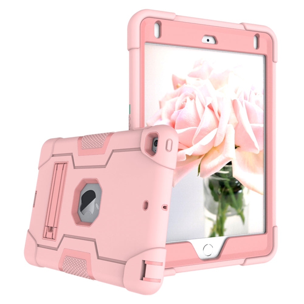 For iPad mini (2019) 7.9 inch Shock Proof TPU + PC Hybrid Tablet Case with Kickstand