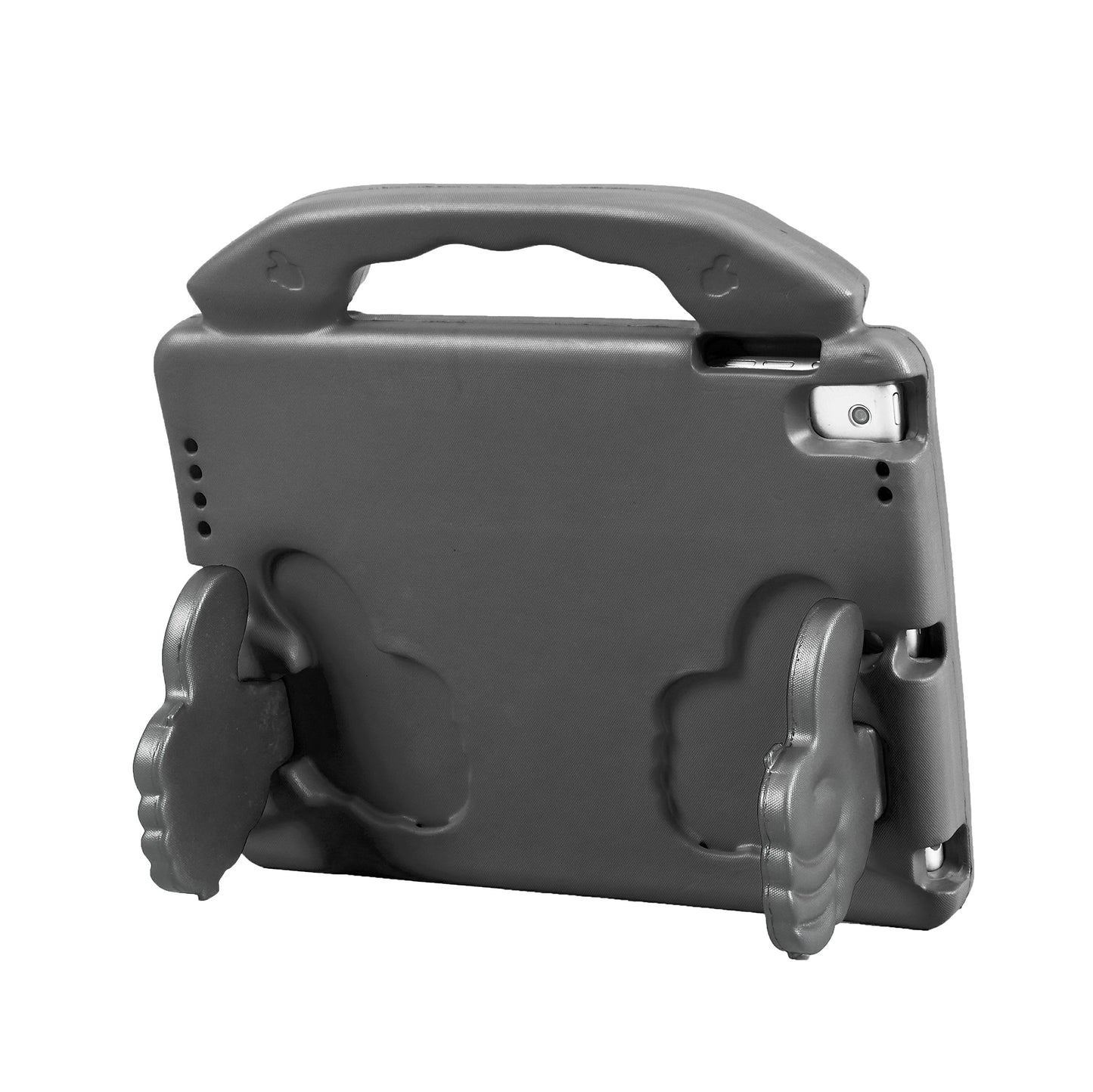 For iPad 9.7-inch (2018) (2017) / iPad Pro 9.7 inch (2016) / iPad Air 2 / iPad Air (2013) Shockproof EVA Thumb Stand Tablet Shell
