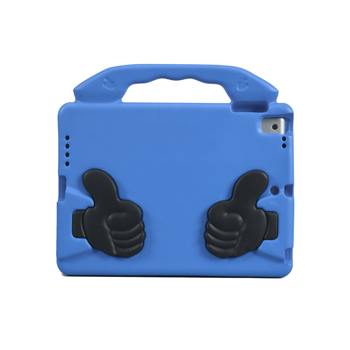 For iPad 9.7-inch (2018) (2017) / iPad Pro 9.7 inch (2016) / iPad Air 2 / iPad Air (2013) Shockproof EVA Thumb Stand Tablet Shell
