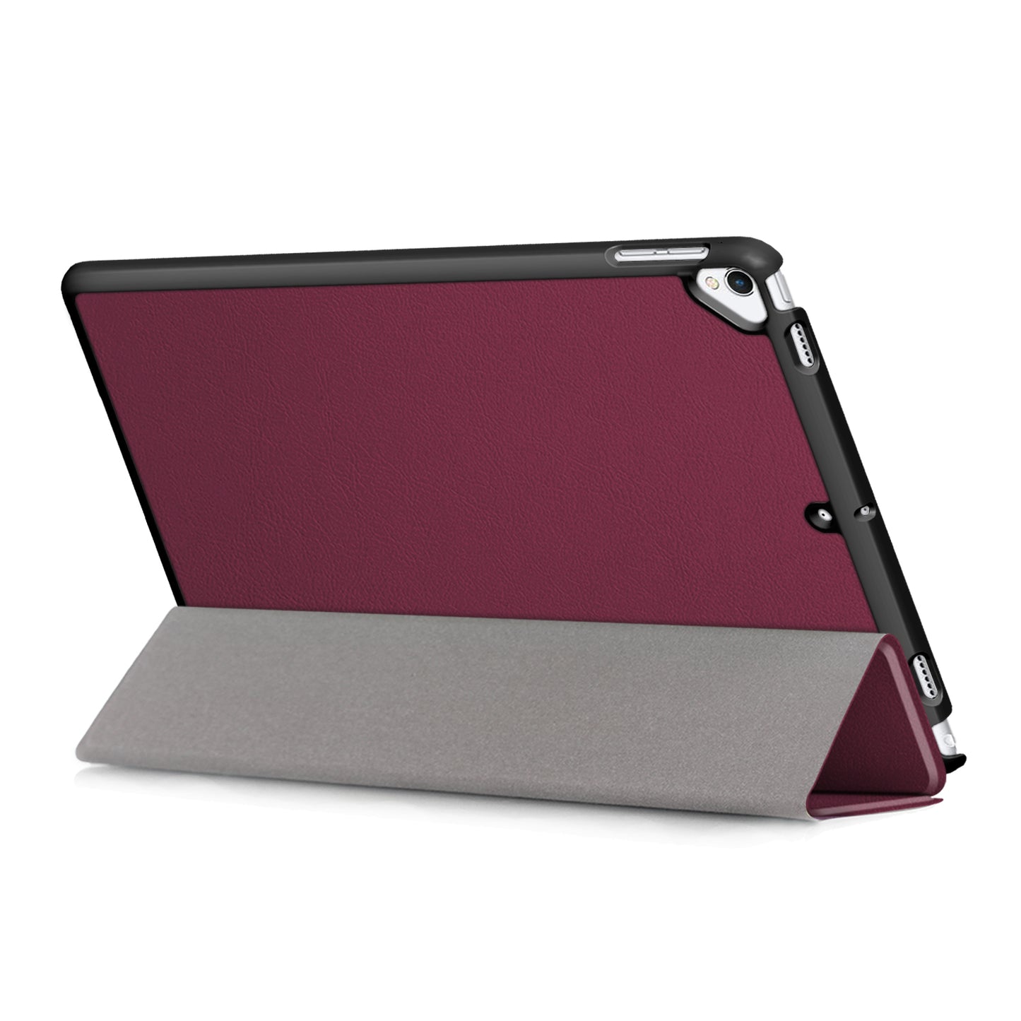 For iPad 10.2 (2021)/(2020)/(2019) Tri-fold Stand Leather Protective Tablet Cover Case