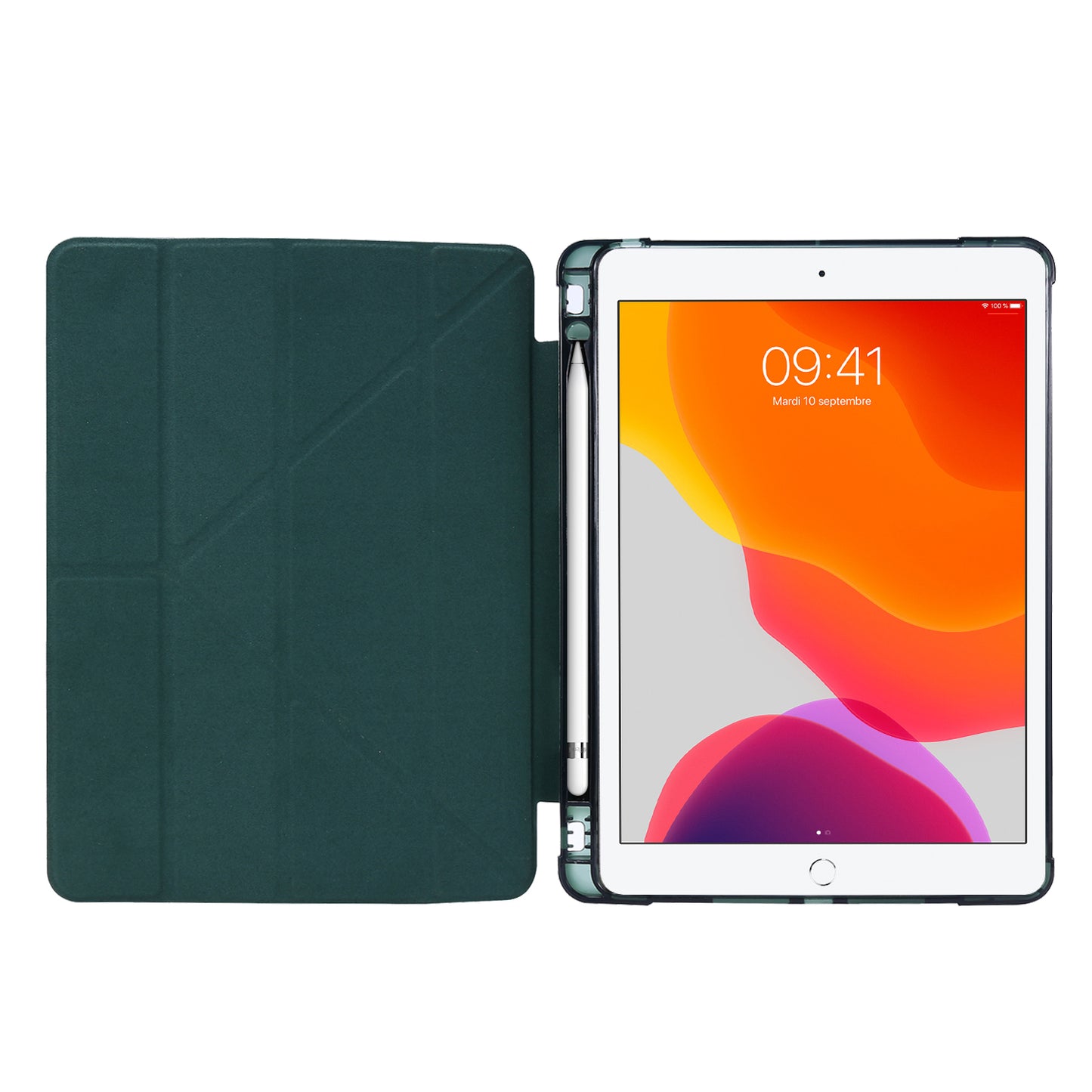 Deformable Stand Leather Smart Tablet Shell for iPad 10.2 (2021)/(2020)/(2019)