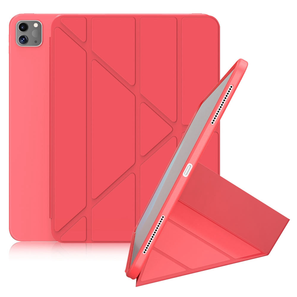 For iPad Pro 11-inch (2021) Protective Case Auto Wake Up / Sleep Smart TPU Leather Case Tablet Stand Cover Shell