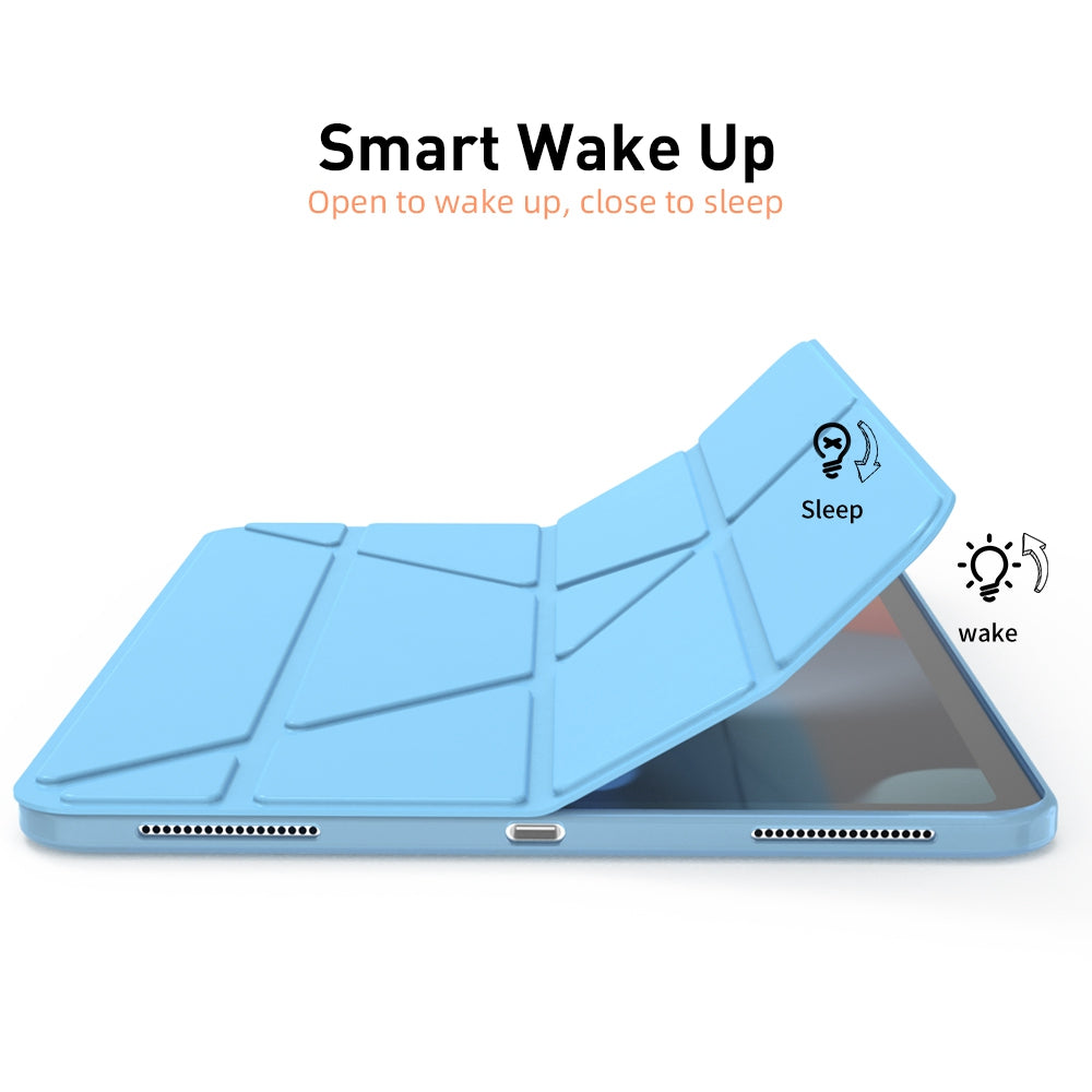 For iPad Pro 11-inch (2021) Protective Case Auto Wake Up / Sleep Smart TPU Leather Case Tablet Stand Cover Shell