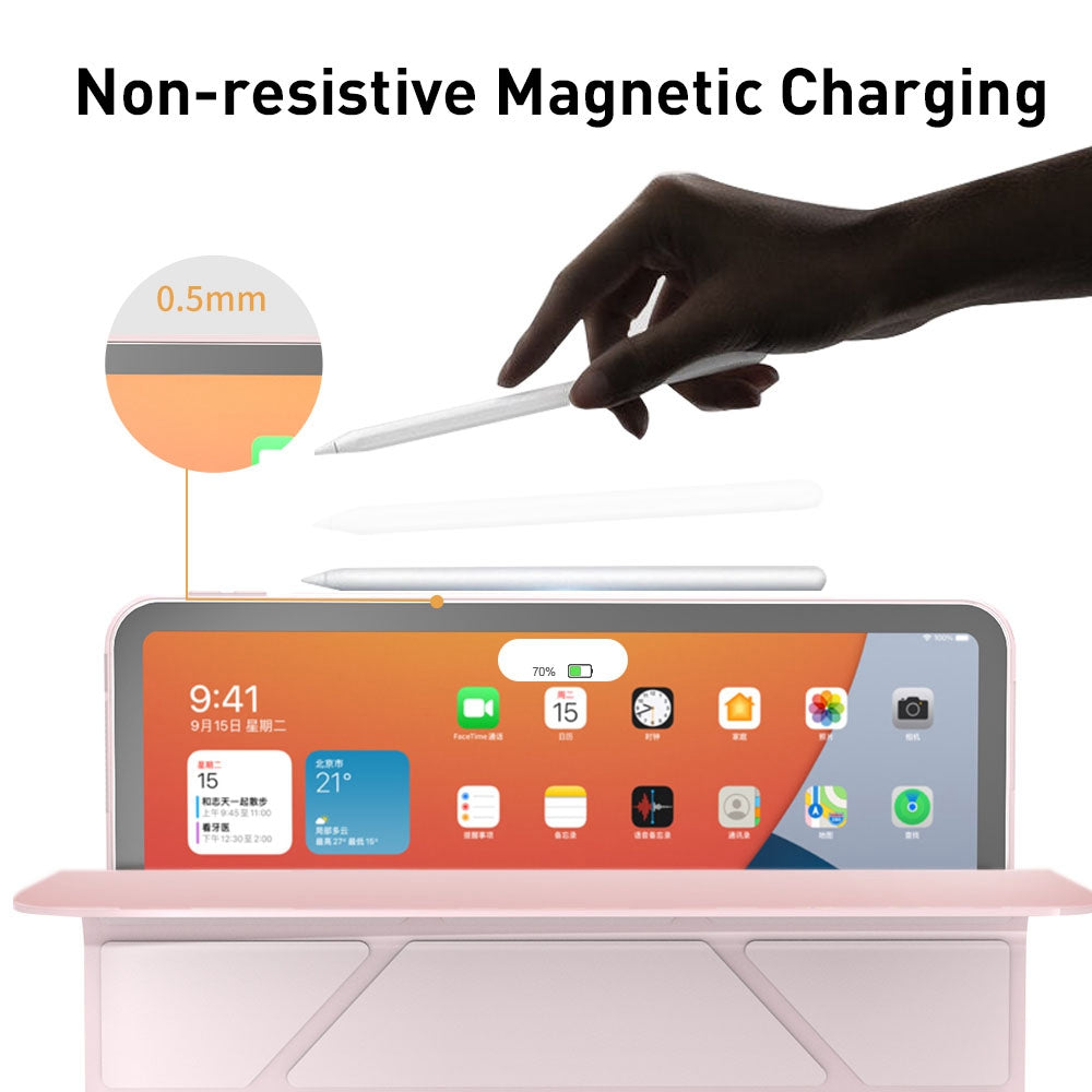 For iPad Pro 11-inch (2021) Protective Case Auto Wake Up / Sleep Smart TPU Leather Case Tablet Stand Cover Shell