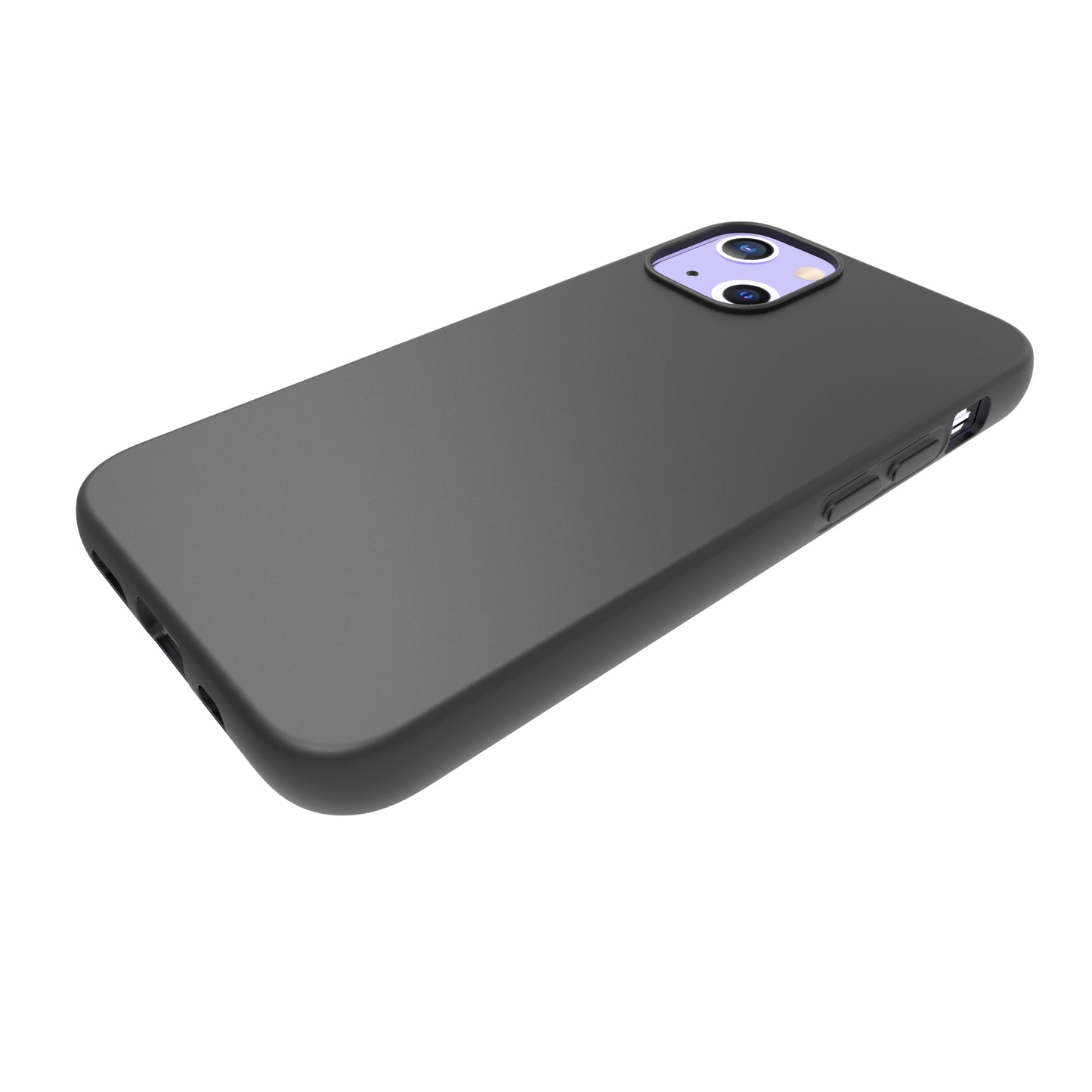 10Pcs/Pack Full Matte Workmanship Soft Black TPU Protection Case for iPhone 13 mini 5.4 inch