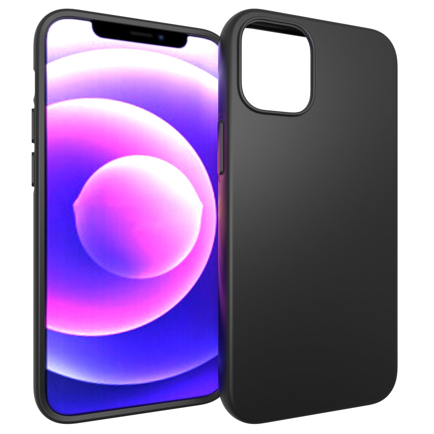 10Pcs/Pack Full Matte Workmanship Soft Black TPU Protection Case for iPhone 13 mini 5.4 inch