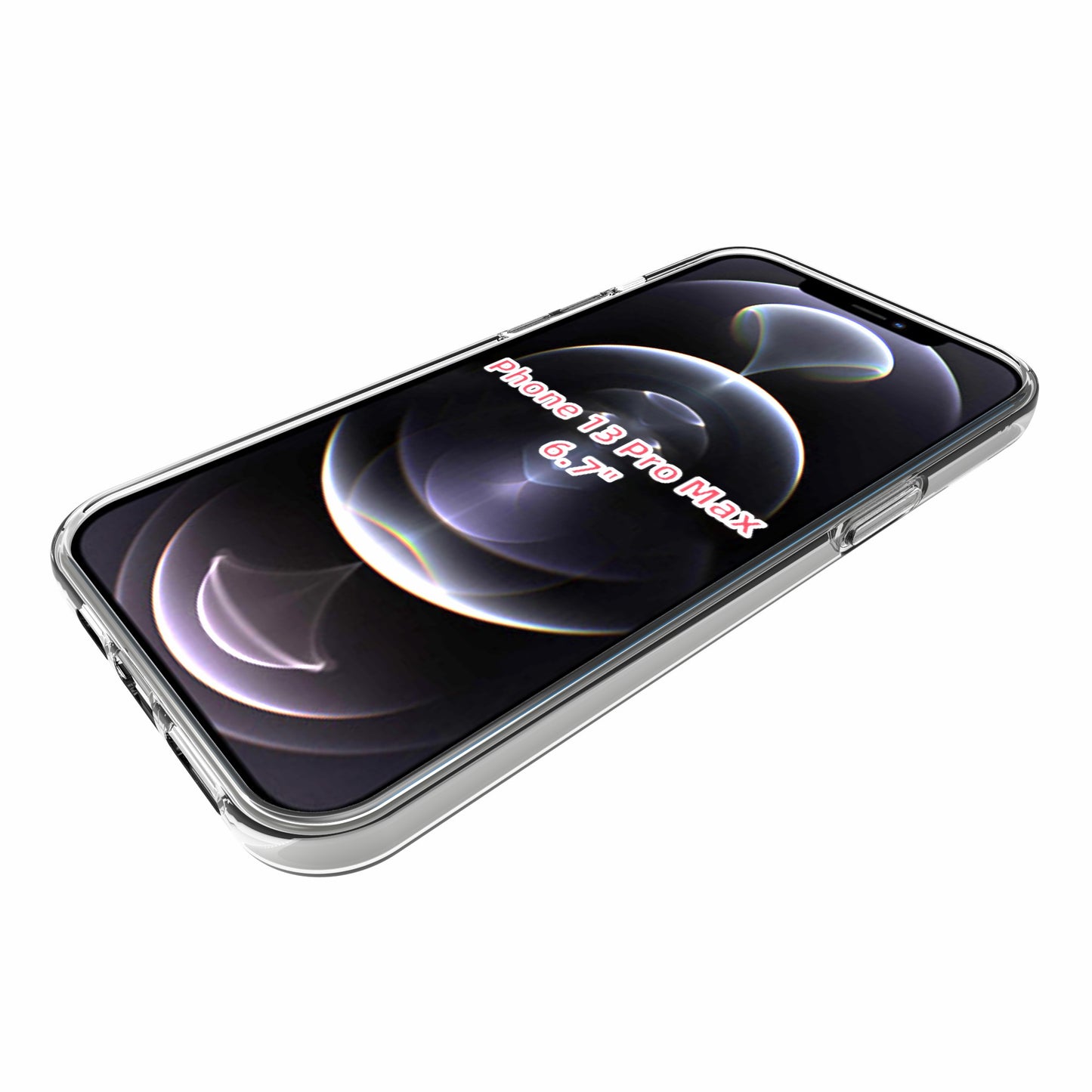 10Pcs/Pack Non-slip Watermark-Free Inner Crystal Clear TPU Case for iPhone 13 Pro Max 6.7 inch
