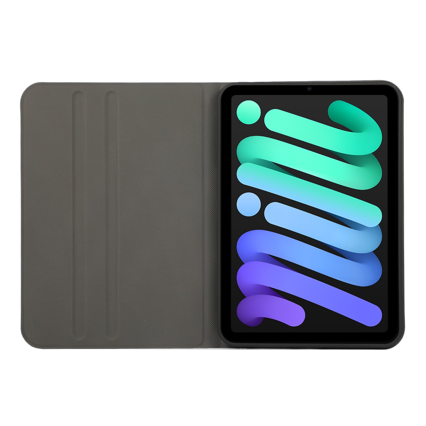 For iPad mini (2021) Protective Case Auto Wake/Sleep PU Leather Tablet Cover with Stand