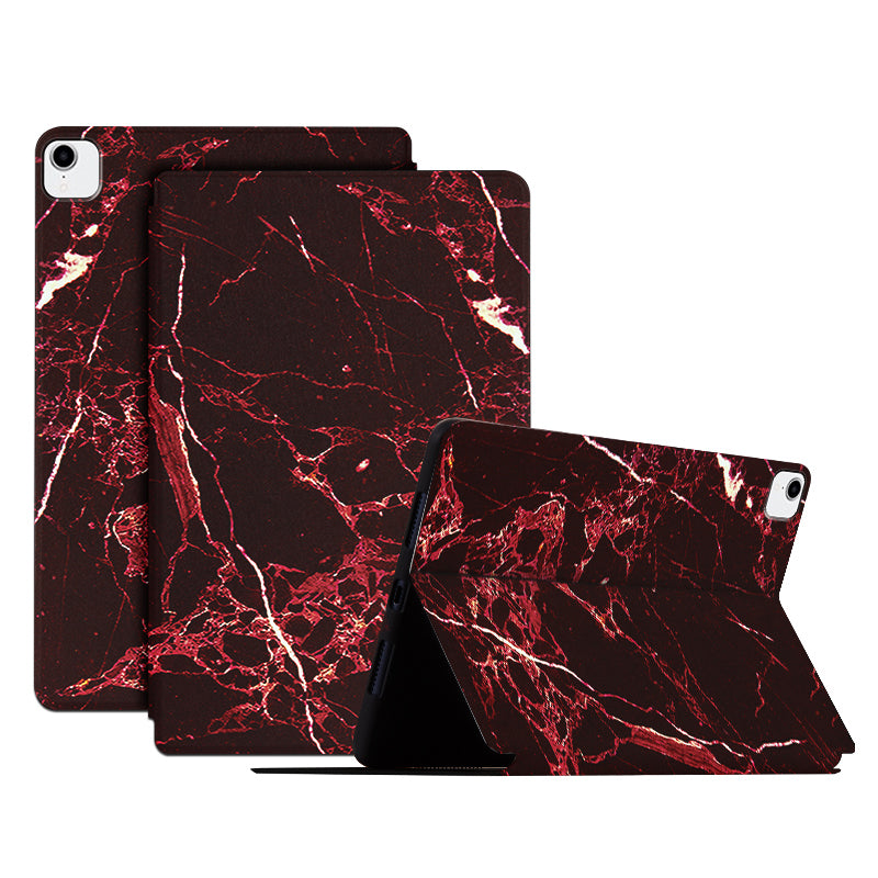 For iPad Pro 11-inch (2018)/(2020)/(2021) Auto Wake/Sleep Pattern Printing Tablet Case PU Leather + TPU Stand Well-protected Cover