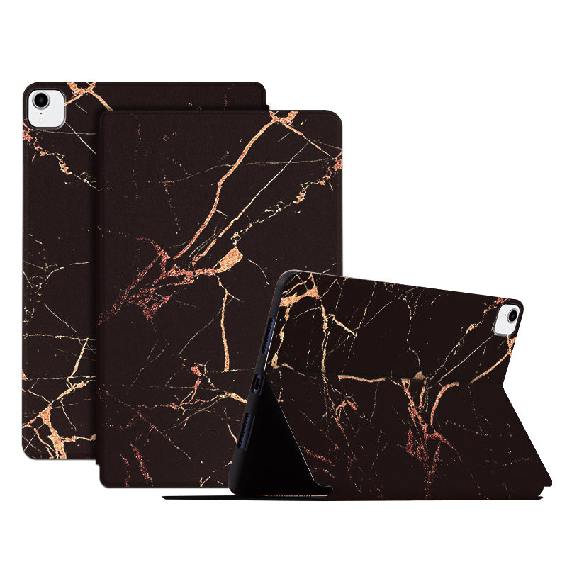 For iPad Pro 11-inch (2018)/(2020)/(2021) Auto Wake/Sleep Pattern Printing Tablet Case PU Leather + TPU Stand Well-protected Cover