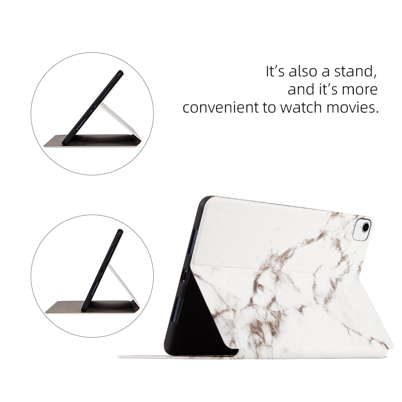 For iPad Pro 11-inch (2018)/(2020)/(2021) Auto Wake/Sleep Pattern Printing Tablet Case PU Leather + TPU Stand Well-protected Cover