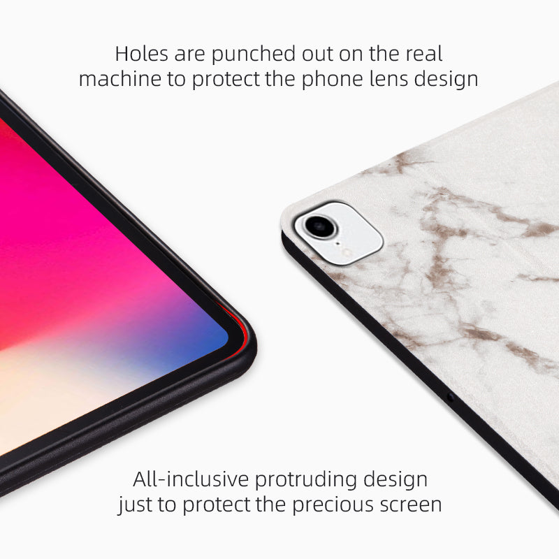 For iPad Pro 11-inch (2018)/(2020)/(2021) Auto Wake/Sleep Pattern Printing Tablet Case PU Leather + TPU Stand Well-protected Cover