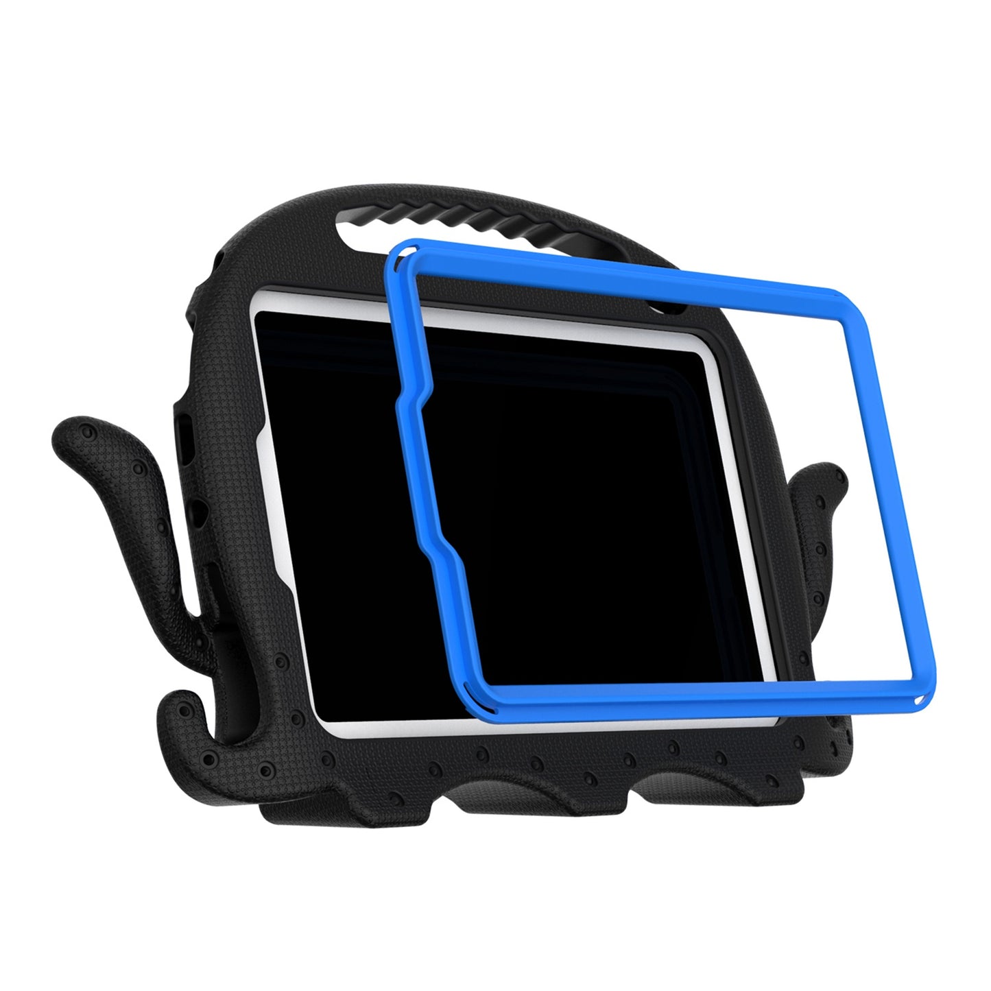 For iPad mini (2021) Cute Octopus Shape EVA Case Pen Slot Design Shockproof Tablet Cover with Handle and Shoulder Strap