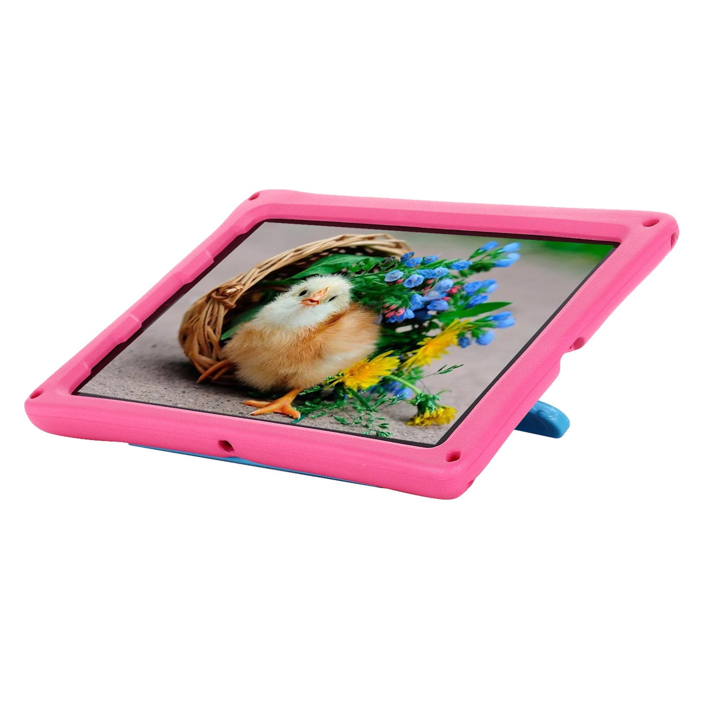 For iPad Air (2022)/(2020)/iPad Pro 11-inch (2018)/(2020)/(2021) Portable Handle Kickstand Tablet Case EVA + PC Cover with Shoulder Strap