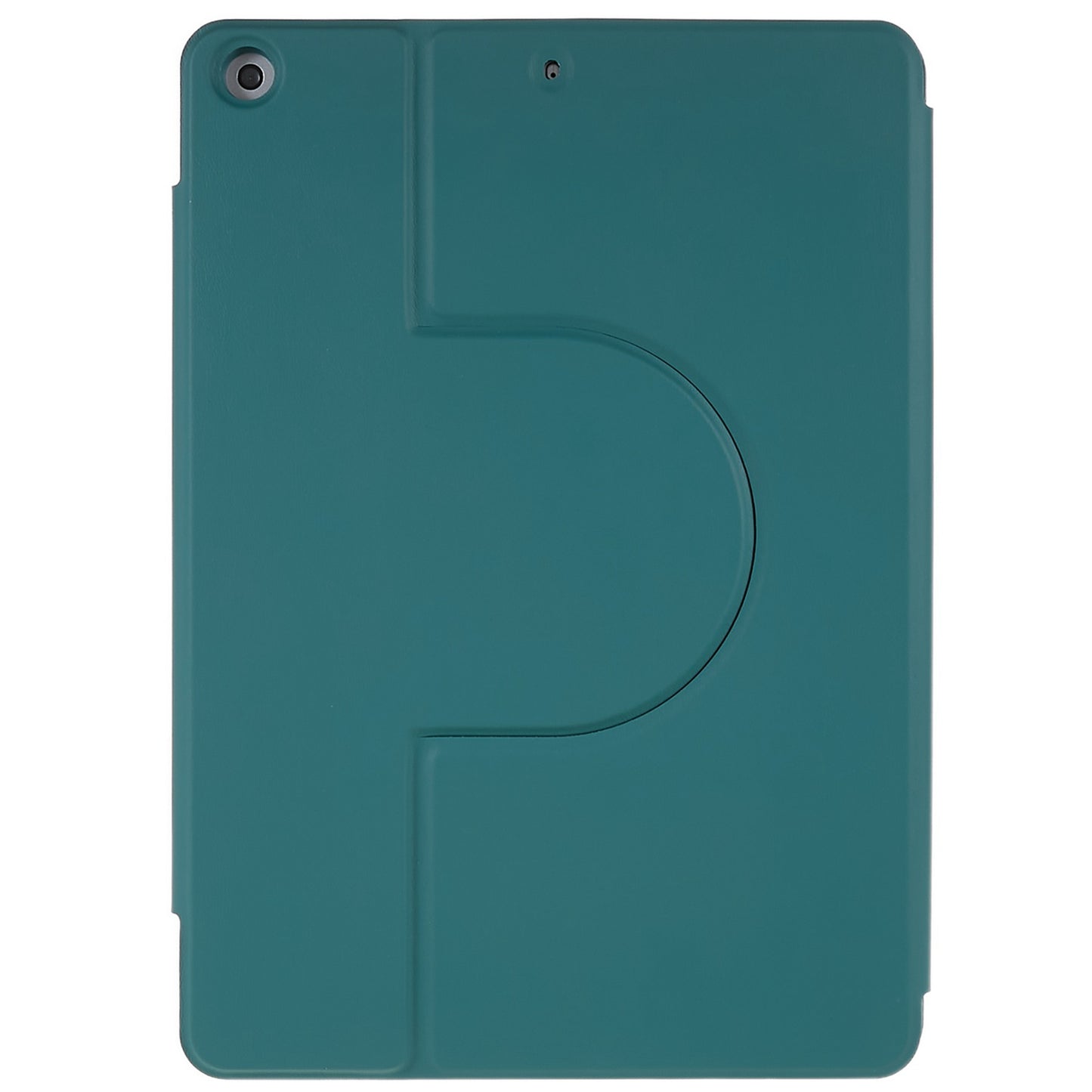 For iPad 10.2 (2021)/(2020)/(2019) Scratch Resistant Case 2 in 1 Detachable Skin-touch Tablet Stand Cover Support 360-degree Rotating