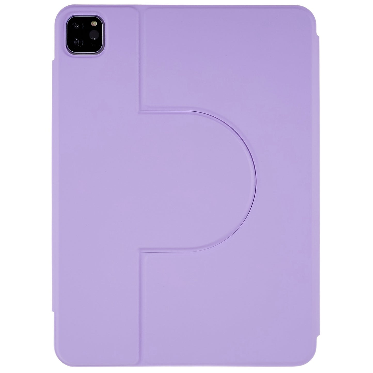 For iPad Pro 11-inch (2021) (2020) (2018) Skin-touch Shockproof Case 360-degree Rotating 2 in 1 Detachable Tablet Cover with Stand