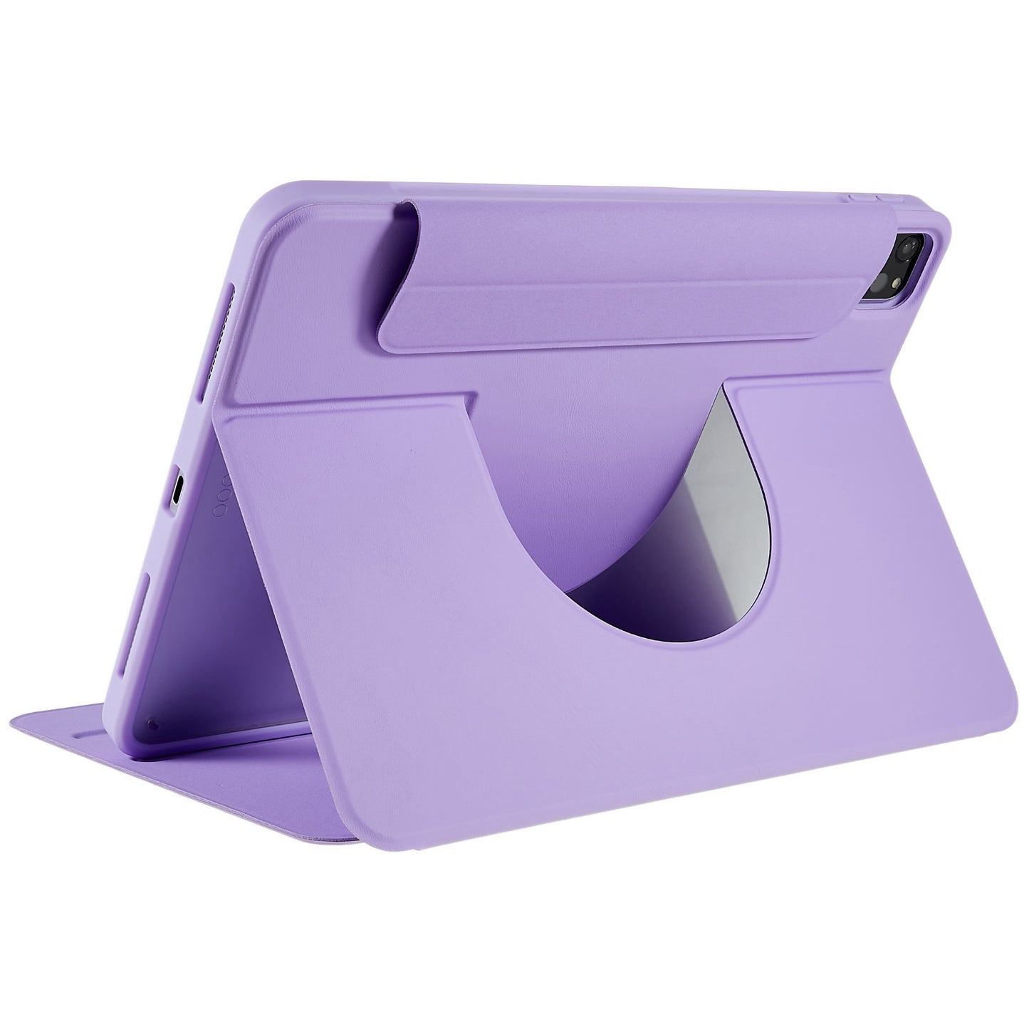 For iPad Pro 11-inch (2021) (2020) (2018) Skin-touch Shockproof Case 360-degree Rotating 2 in 1 Detachable Tablet Cover with Stand