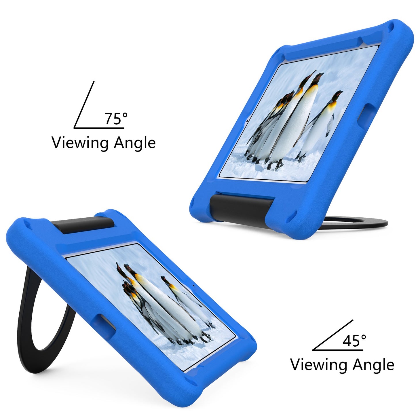 For iPad mini (2021) Foldable Ring Kickstand Design EVA Tablet Case Shockproof Cover
