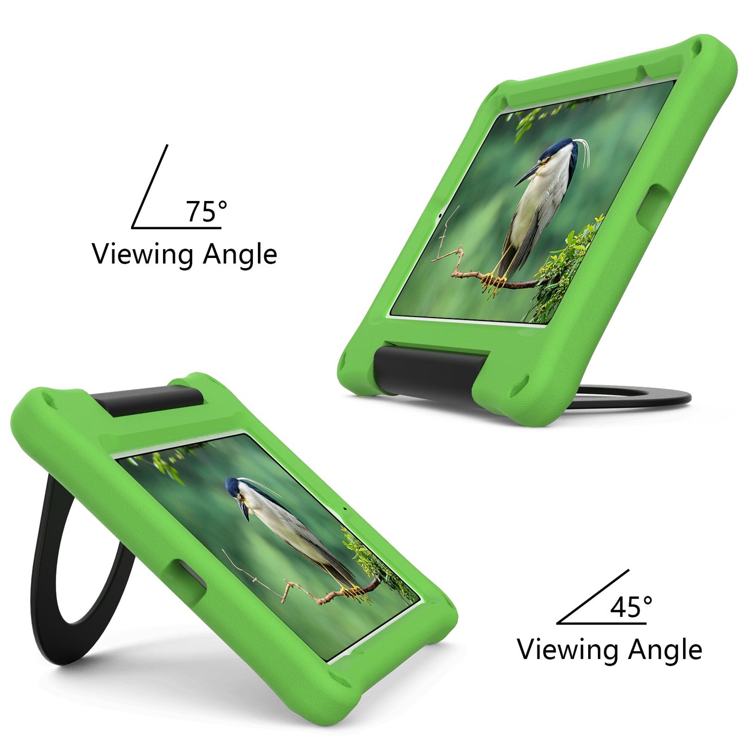 For iPad mini (2021) Foldable Ring Kickstand Design EVA Tablet Case Shockproof Cover