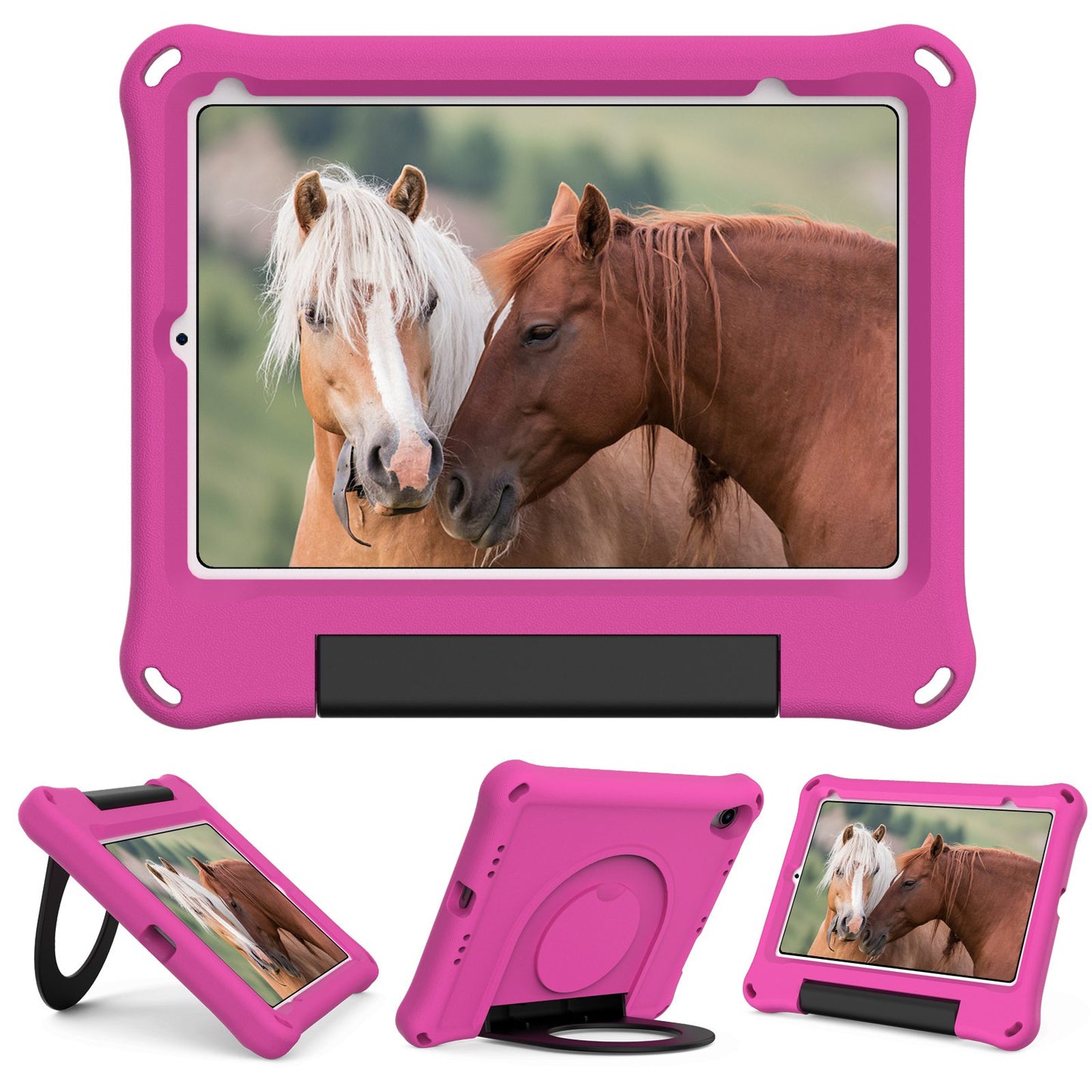 For iPad mini (2021) Foldable Ring Kickstand Design EVA Tablet Case Shockproof Cover