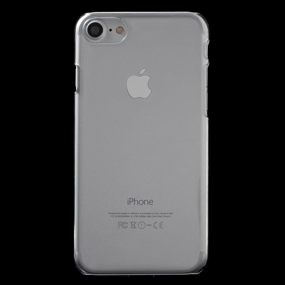 100Pcs/Lot Glossy Crystal Clear PC Hard Case Cover for iPhone SE (2020)/SE (2022)/8/7 4.7 inch