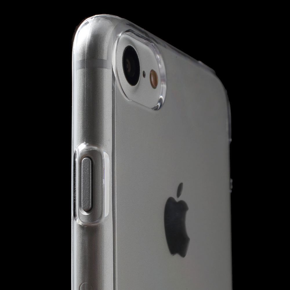 100Pcs/Lot Glossy Crystal Clear PC Hard Case Cover for iPhone SE (2020)/SE (2022)/8/7 4.7 inch