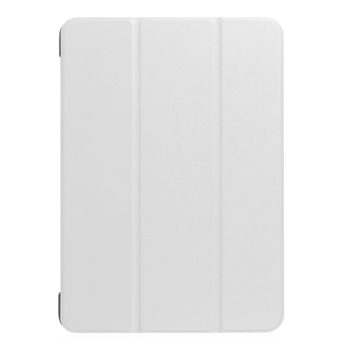 For iPad 9.7 (2018) / 9.7 (2017) Tri-fold Stand Lightweight Full Protection Smart Leather Tablet Case Cover