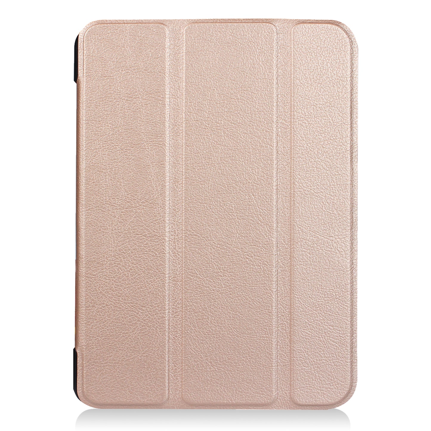 For iPad 9.7 (2018) / 9.7 (2017) Tri-fold Stand Lightweight Full Protection Smart Leather Tablet Case Cover