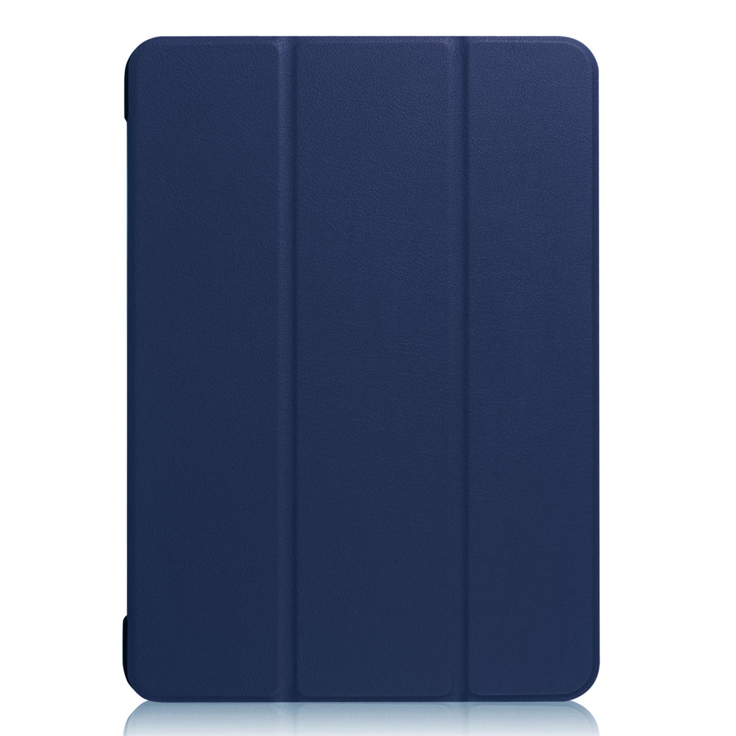 For iPad 9.7 (2018) / 9.7 (2017) Tri-fold Stand Lightweight Full Protection Smart Leather Tablet Case Cover