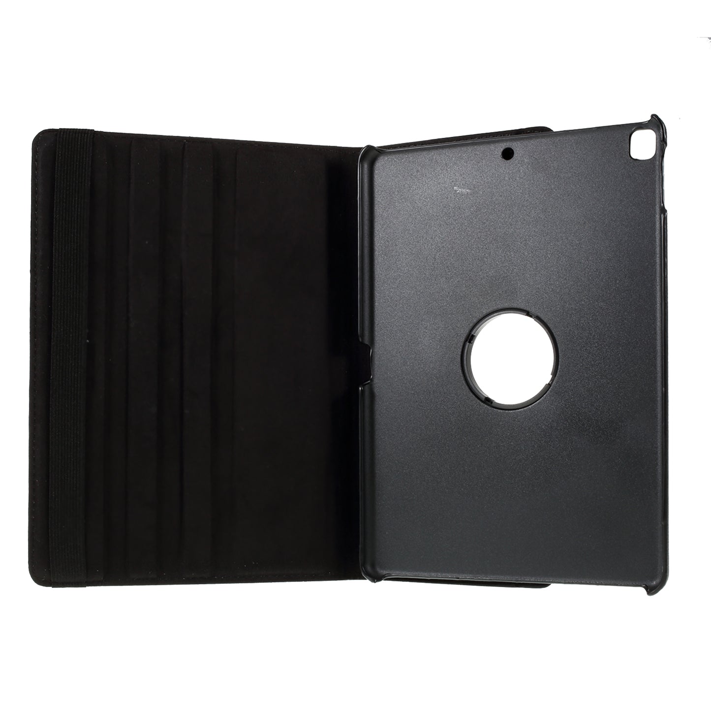 For iPad Air 10.5 (2019) / Pro 10.5 (2017) / iPad 10.2 (2021)/(2020)/(2019) 360-Rotary Stand Leather Tablet Case Litchi Grain