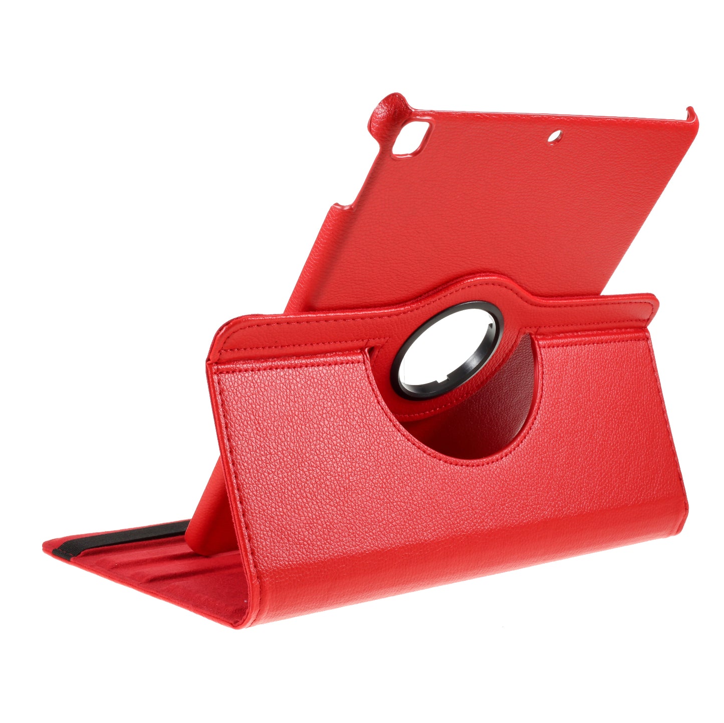 For iPad Air 10.5 (2019) / Pro 10.5 (2017) / iPad 10.2 (2021)/(2020)/(2019) 360-Rotary Stand Leather Tablet Case Litchi Grain