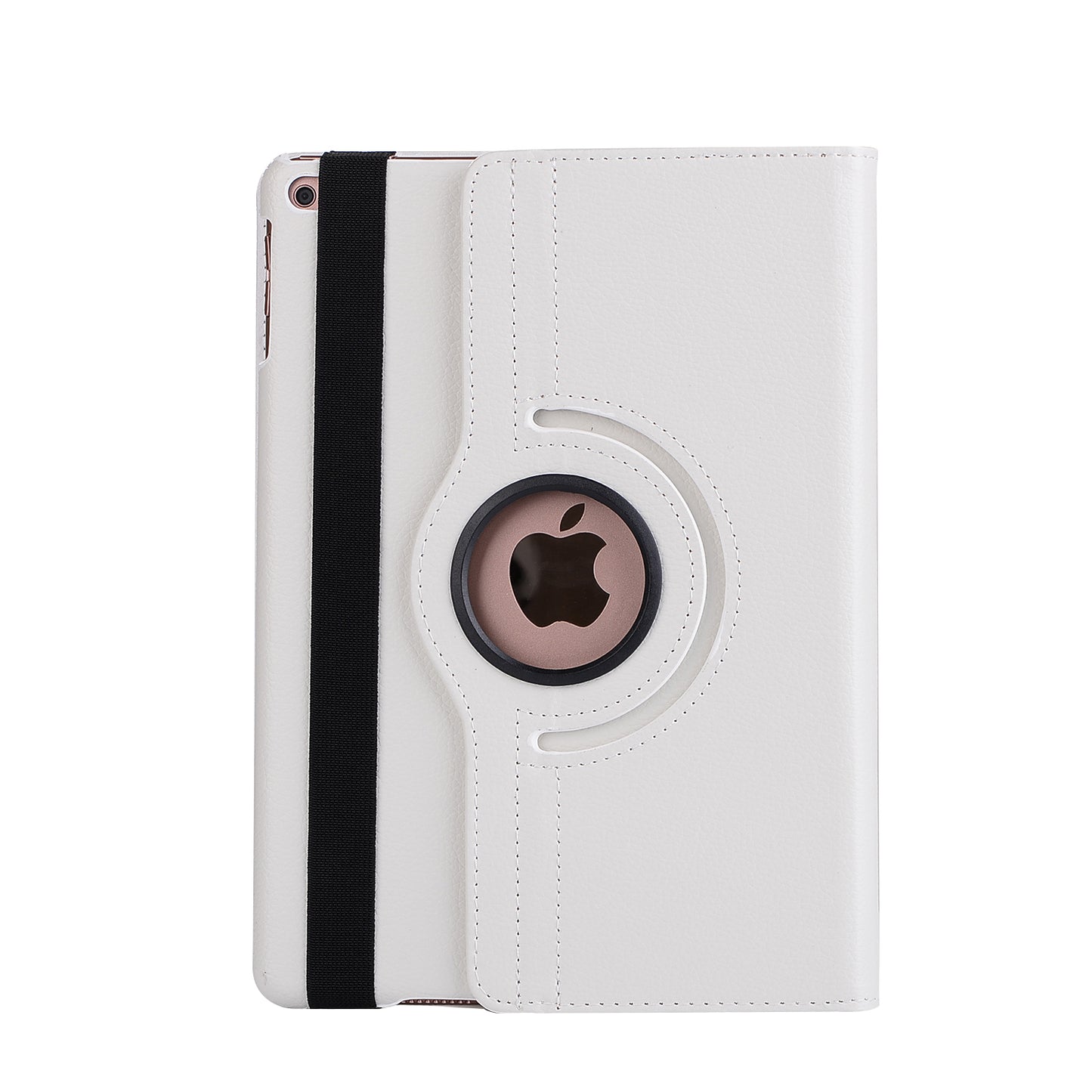 For iPad 9.7 (2018) / 9.7 (2017) Litchi Grain 360 Degree Rotary Stand Smart Leather Tablet Case