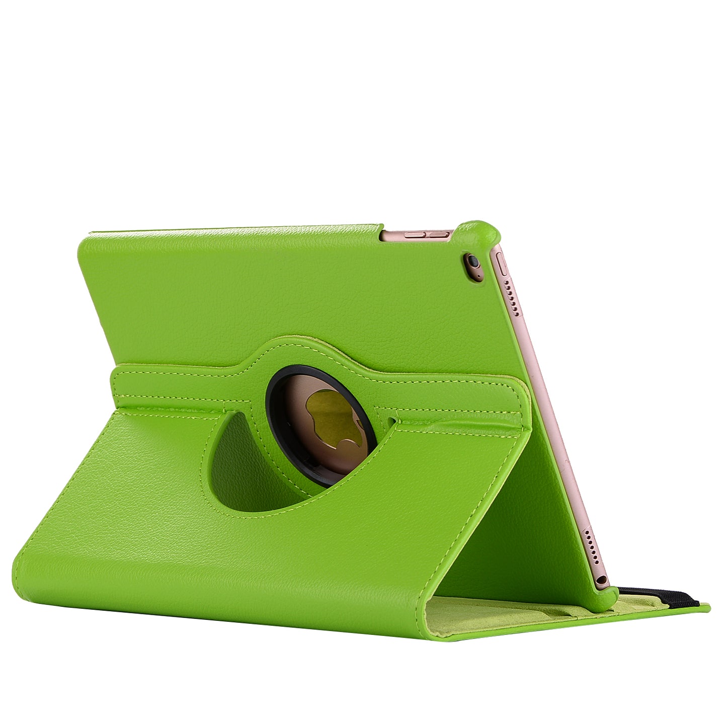 For iPad 9.7 (2018) / 9.7 (2017) Litchi Grain 360 Degree Rotary Stand Smart Leather Tablet Case