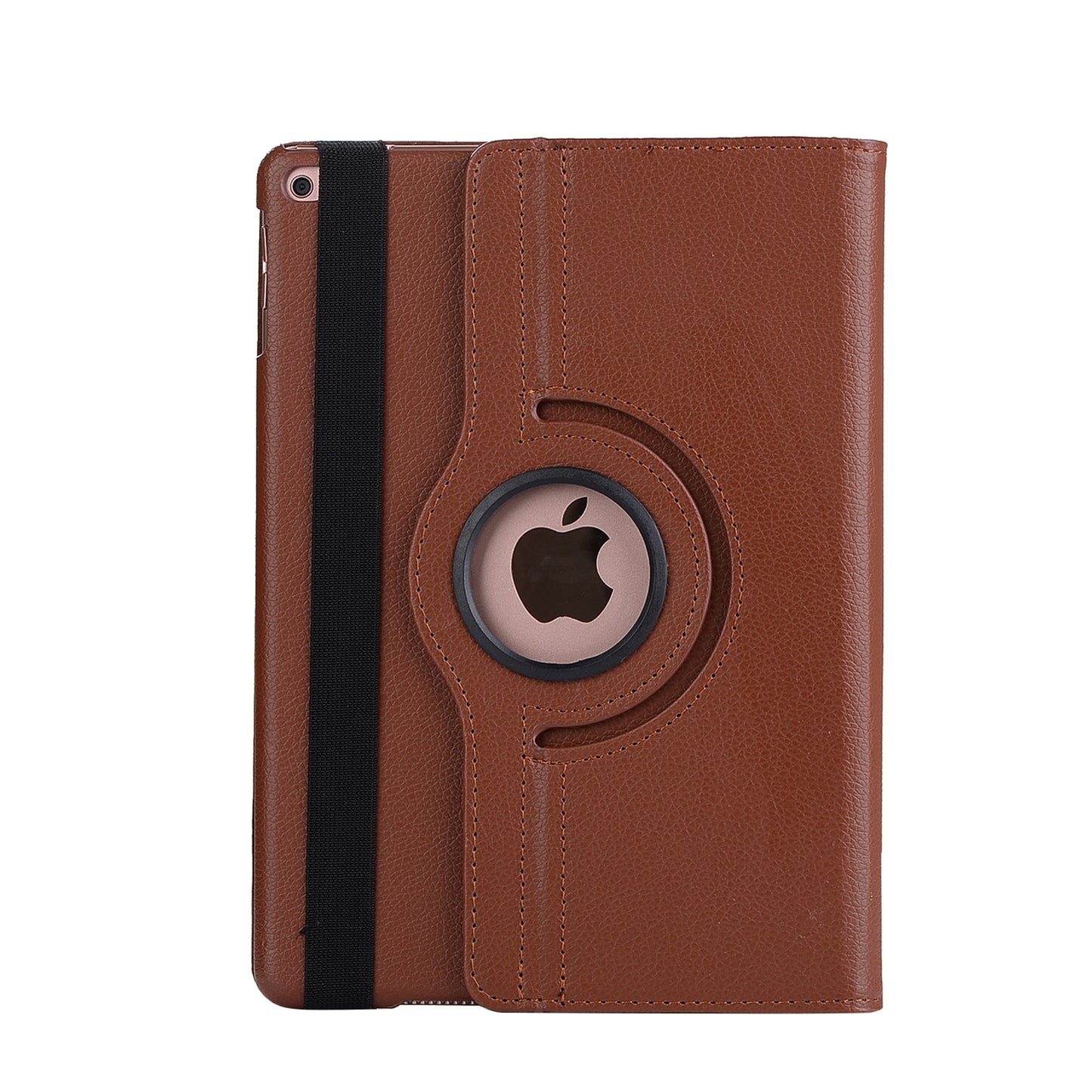 For iPad 9.7 (2018) / 9.7 (2017) Litchi Grain 360 Degree Rotary Stand Smart Leather Tablet Case