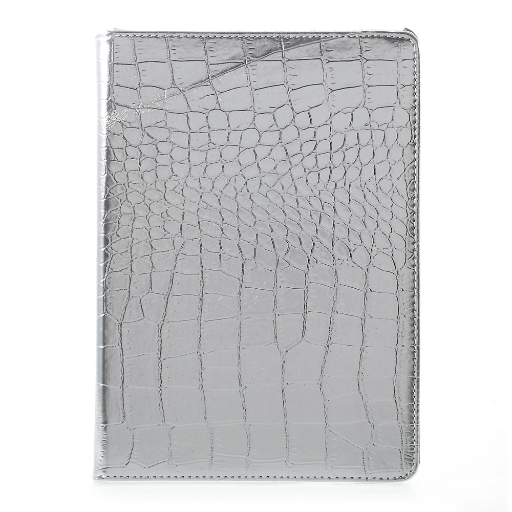 For iPad 9.7 (2018) / 9.7 (2017) Leather Flip Protective Case with 360 Degree Rotary Stand