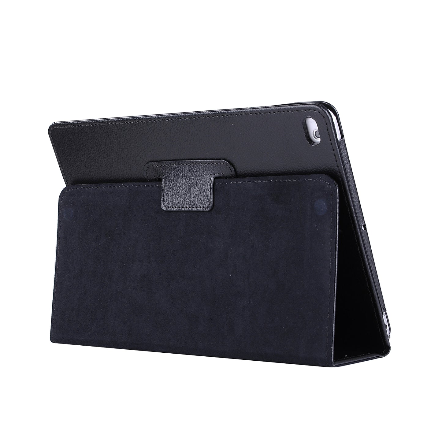 For iPad 9.7 (2018) / 9.7 (2017) Flip Stand Smart Leather Tablet Case Litchi Texture