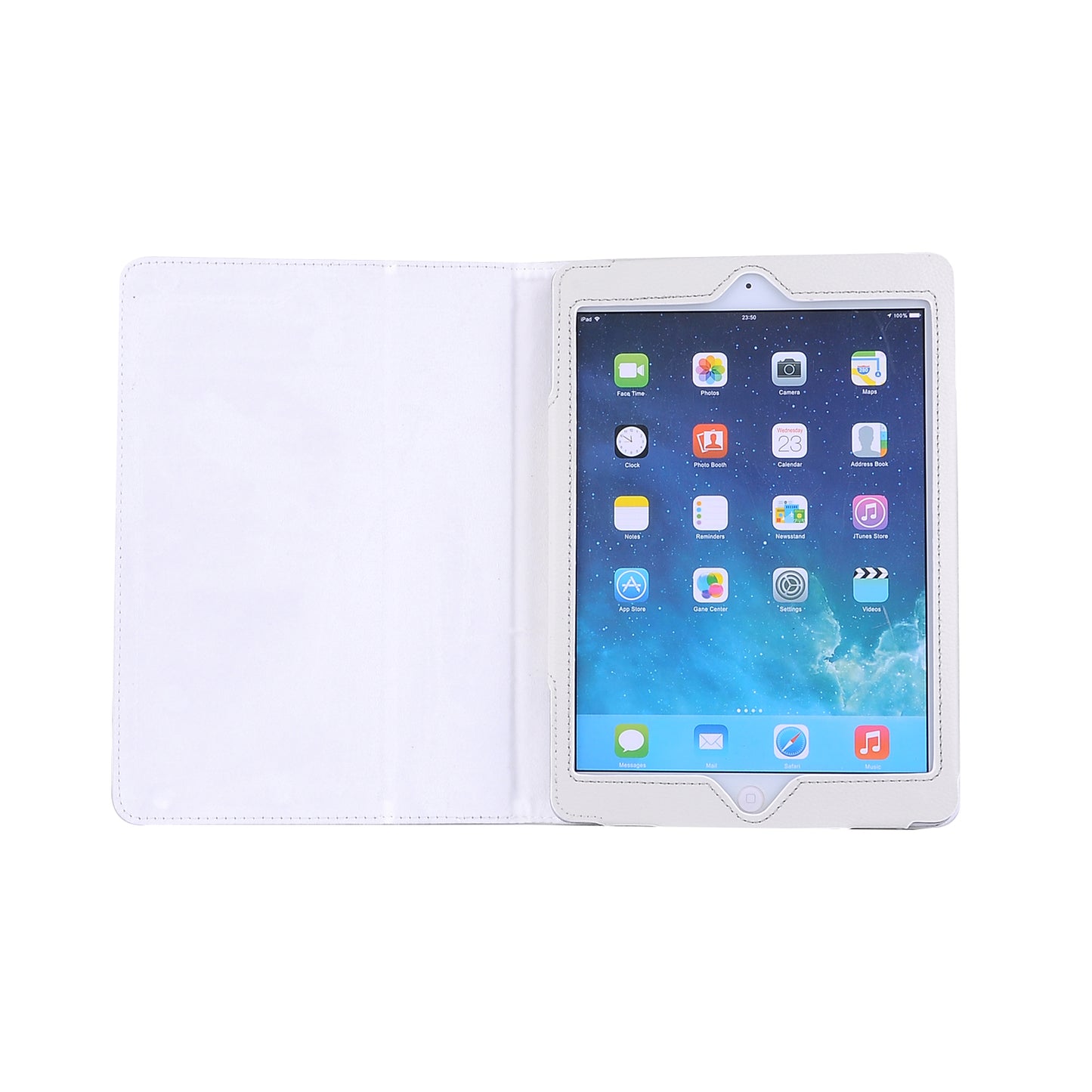 For iPad 9.7 (2018) / 9.7 (2017) Flip Stand Smart Leather Tablet Case Litchi Texture