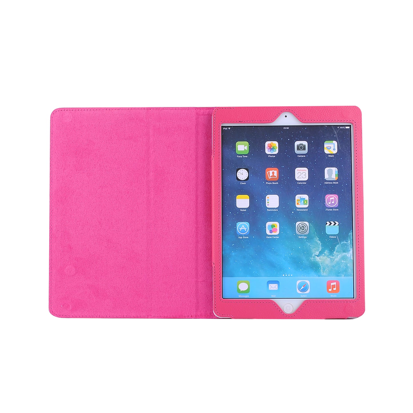 For iPad 9.7 (2018) / 9.7 (2017) Flip Stand Smart Leather Tablet Case Litchi Texture
