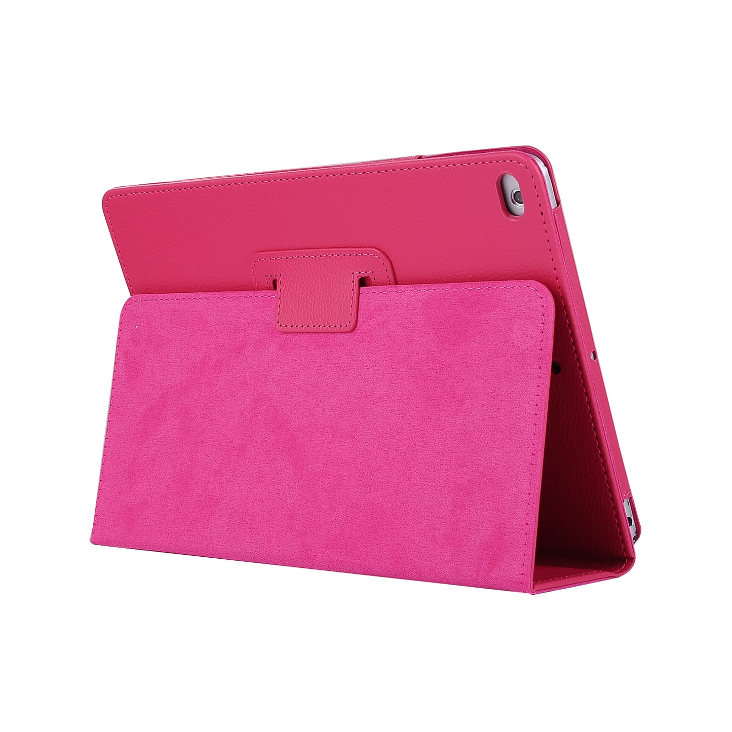 For iPad 9.7 (2018) / 9.7 (2017) Flip Stand Smart Leather Tablet Case Litchi Texture