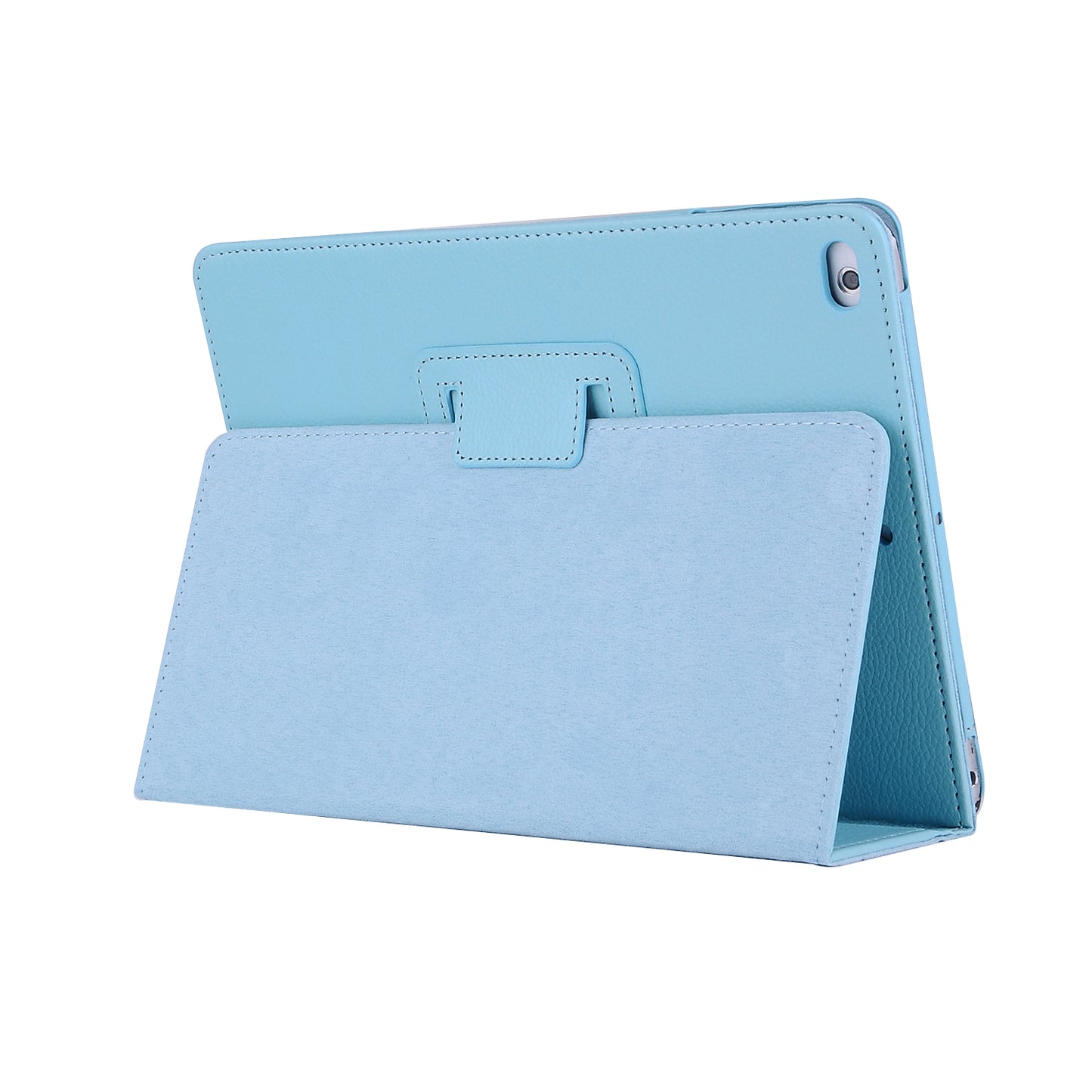For iPad 9.7 (2018) / 9.7 (2017) Flip Stand Smart Leather Tablet Case Litchi Texture