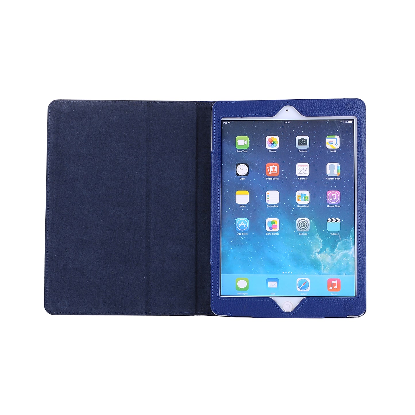 For iPad 9.7 (2018) / 9.7 (2017) Flip Stand Smart Leather Tablet Case Litchi Texture
