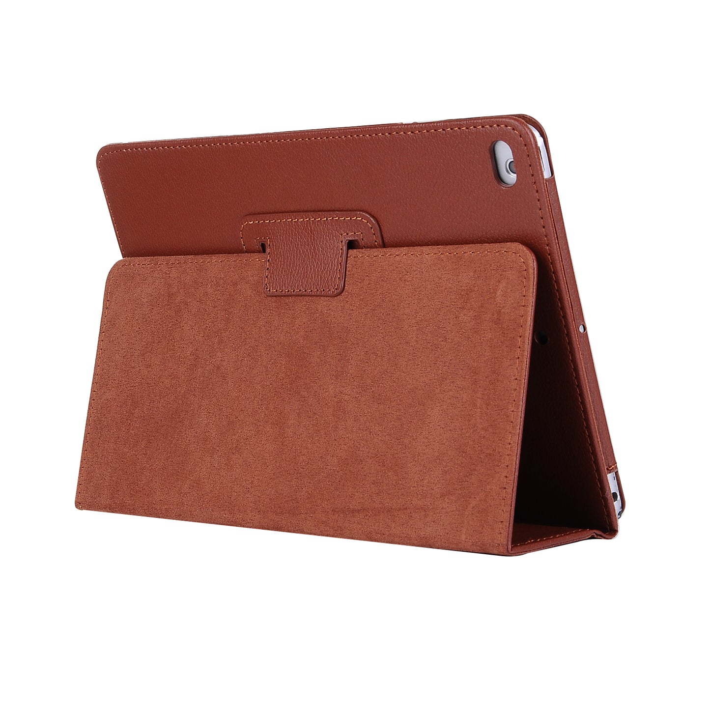 For iPad 9.7 (2018) / 9.7 (2017) Flip Stand Smart Leather Tablet Case Litchi Texture