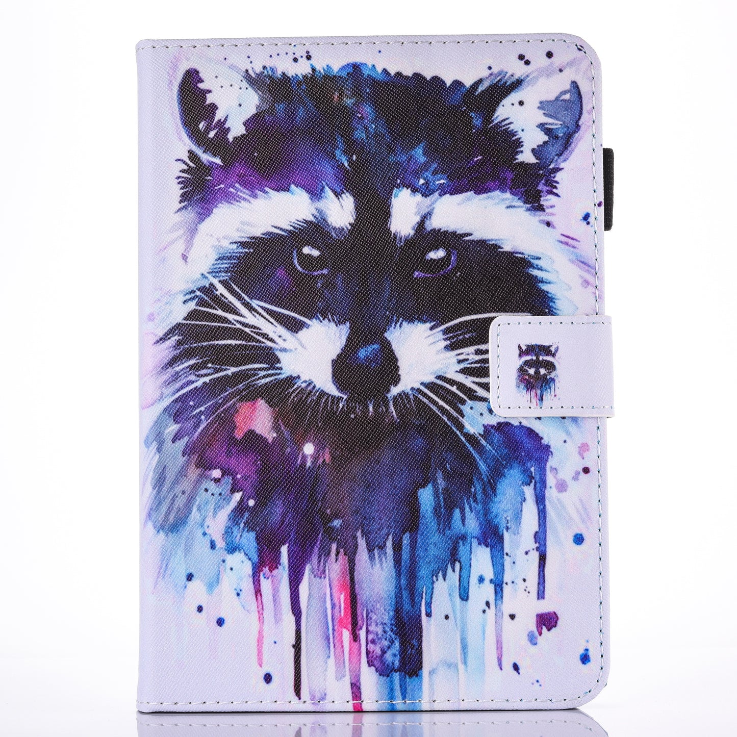 For iPad 9.7 (2018) / 9.7 (2017) Pattern Printing Leather Card Holder Tablet Case