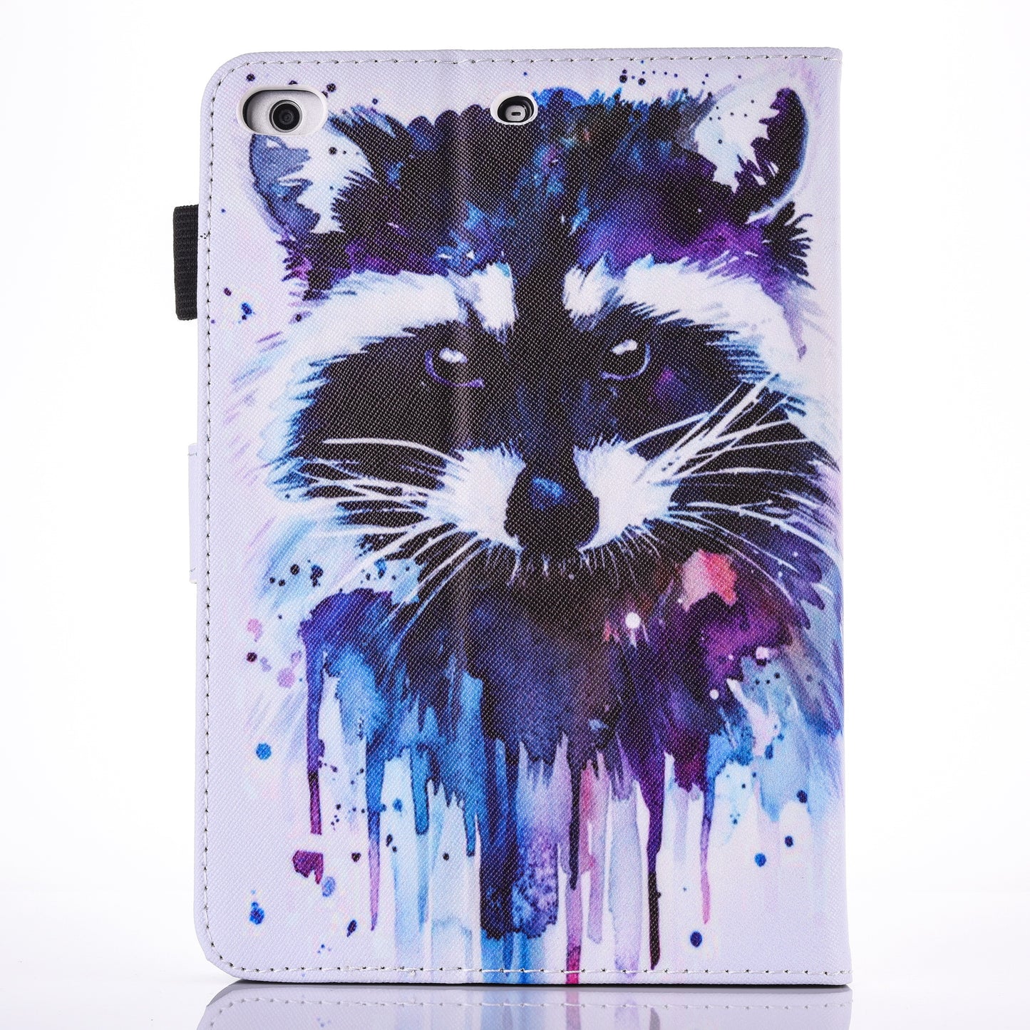 For iPad 9.7 (2018) / 9.7 (2017) Pattern Printing Leather Card Holder Tablet Case