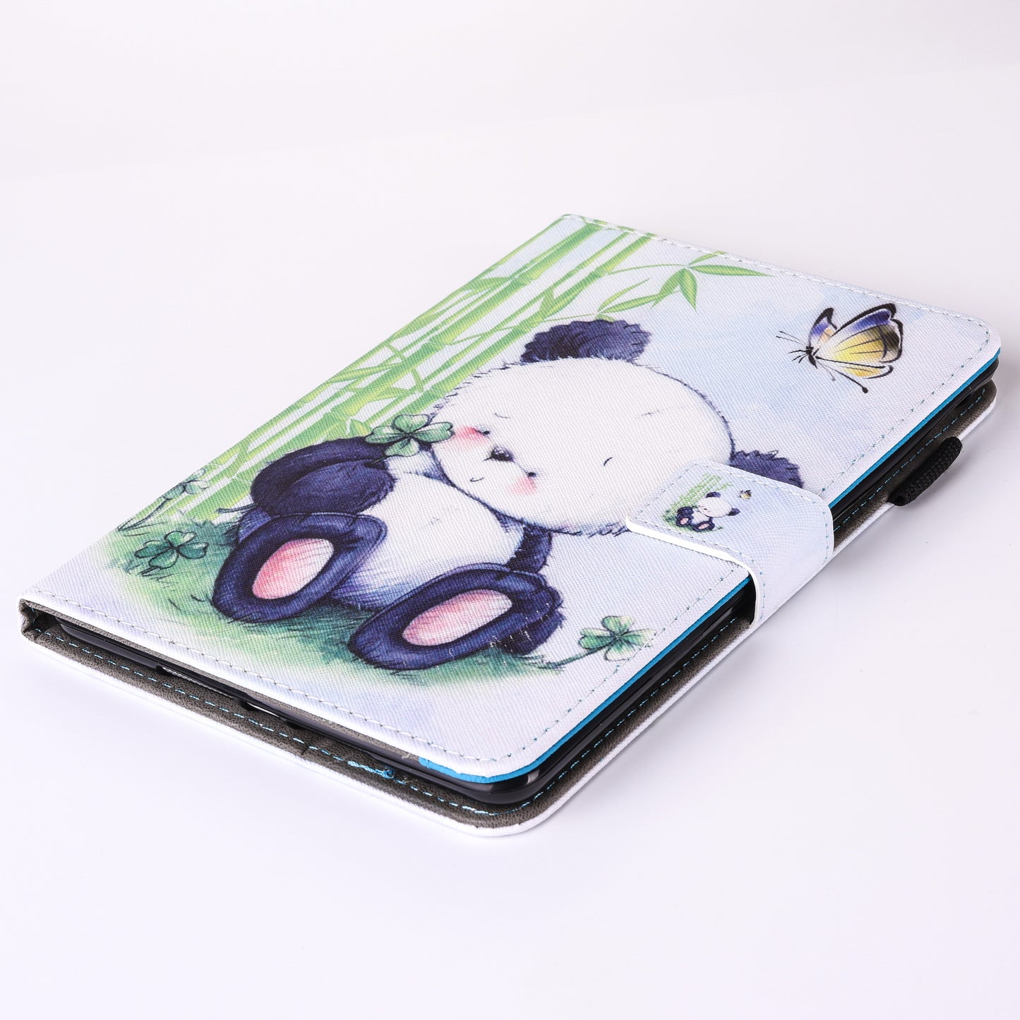 For iPad 9.7 (2018) / 9.7 (2017) Pattern Printing Leather Card Holder Tablet Case