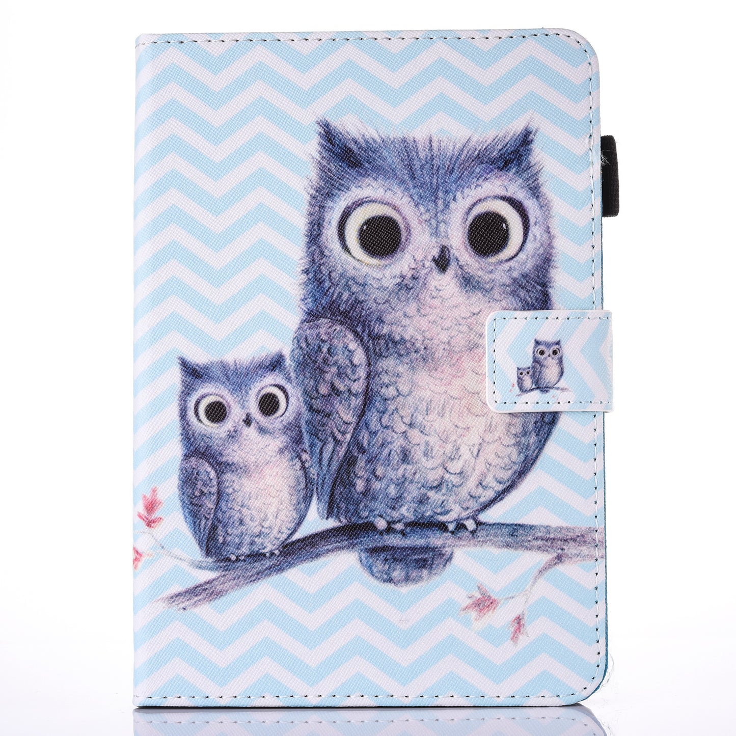 For iPad 9.7 (2018) / 9.7 (2017) Pattern Printing Leather Card Holder Tablet Case