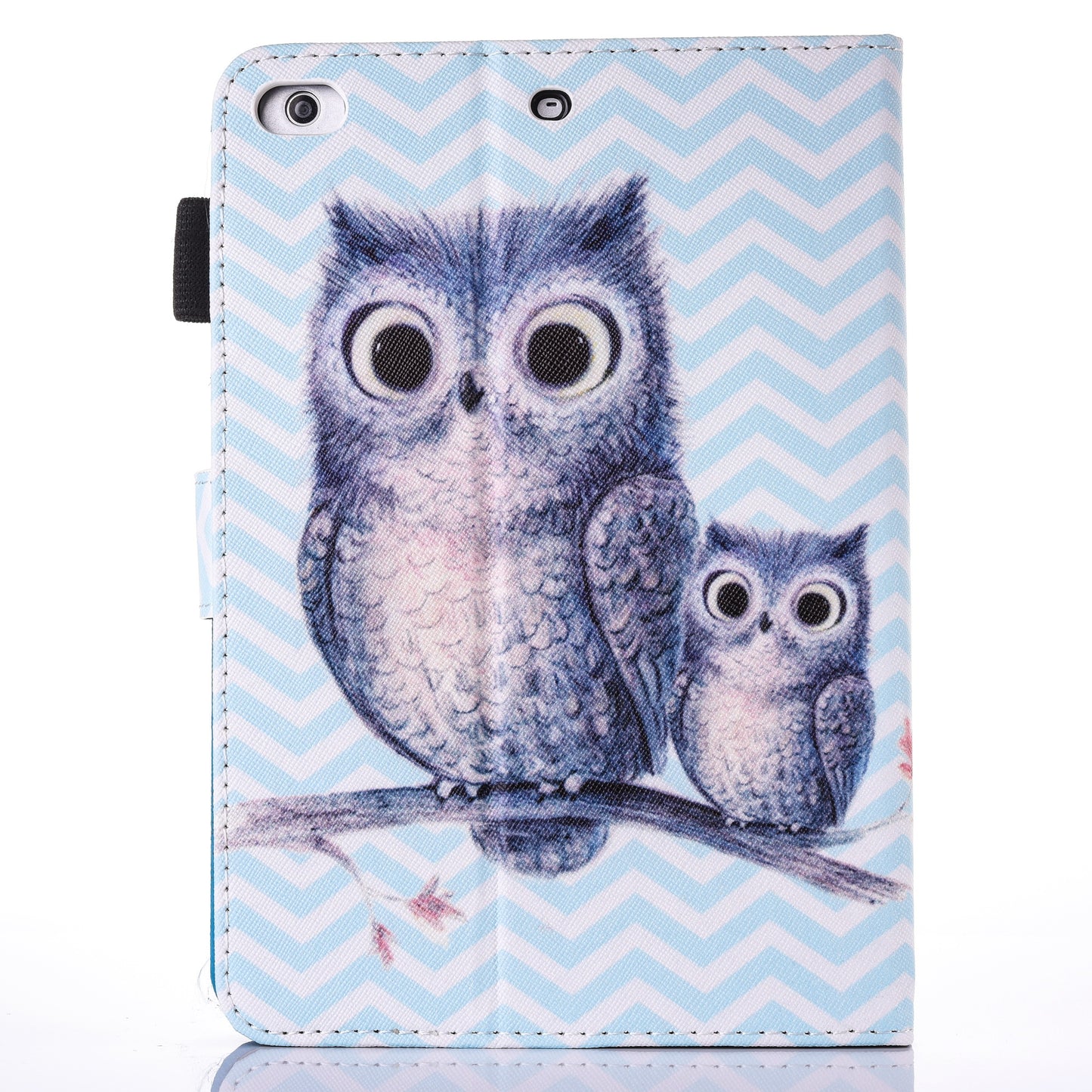 For iPad 9.7 (2018) / 9.7 (2017) Pattern Printing Leather Card Holder Tablet Case