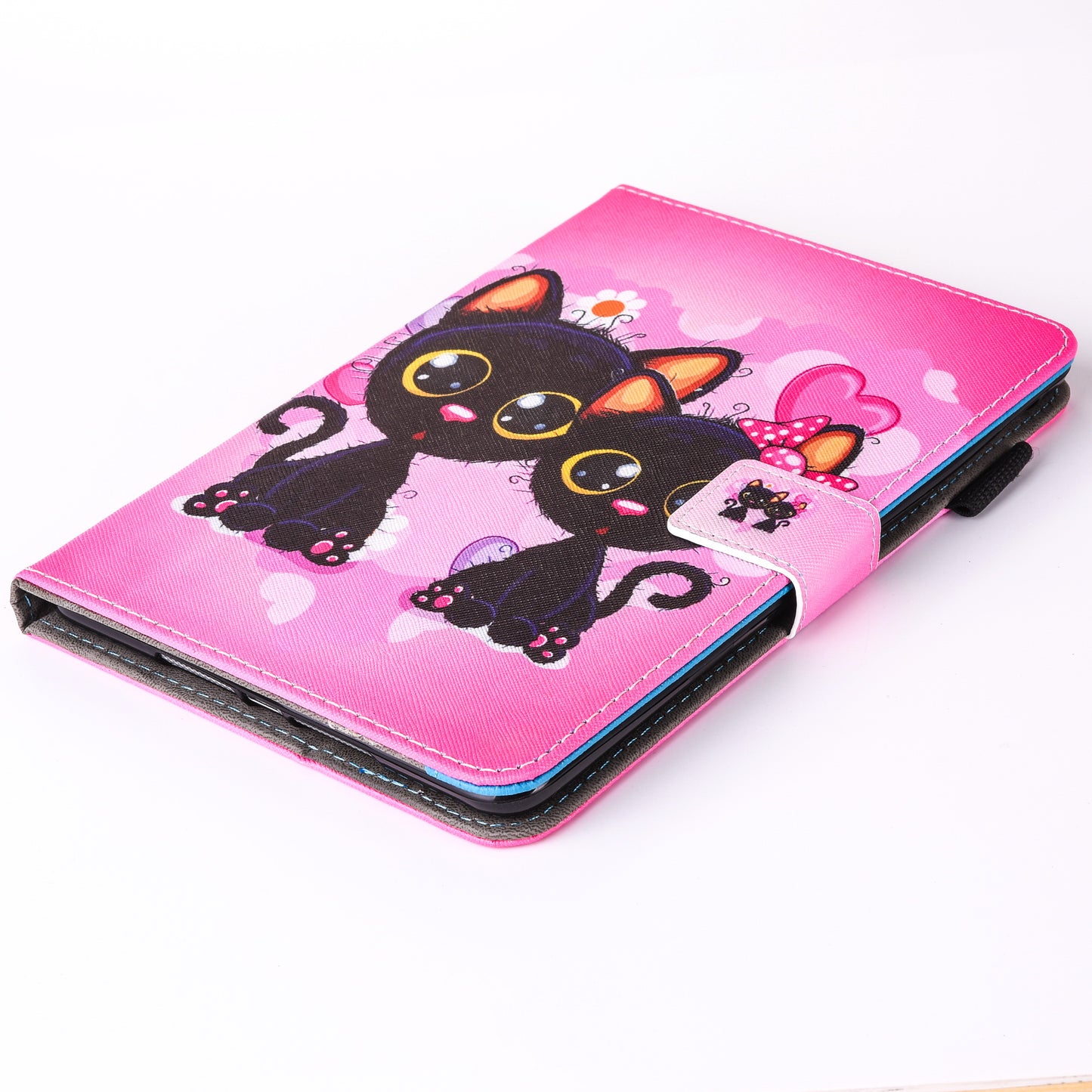 For iPad 9.7 (2018) / 9.7 (2017) Pattern Printing Leather Card Holder Tablet Case