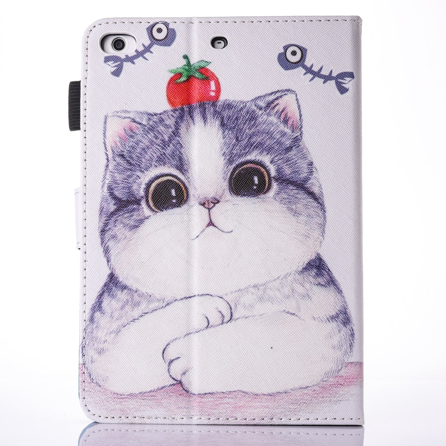 For iPad 9.7 (2018) / 9.7 (2017) Pattern Printing Leather Card Holder Tablet Case