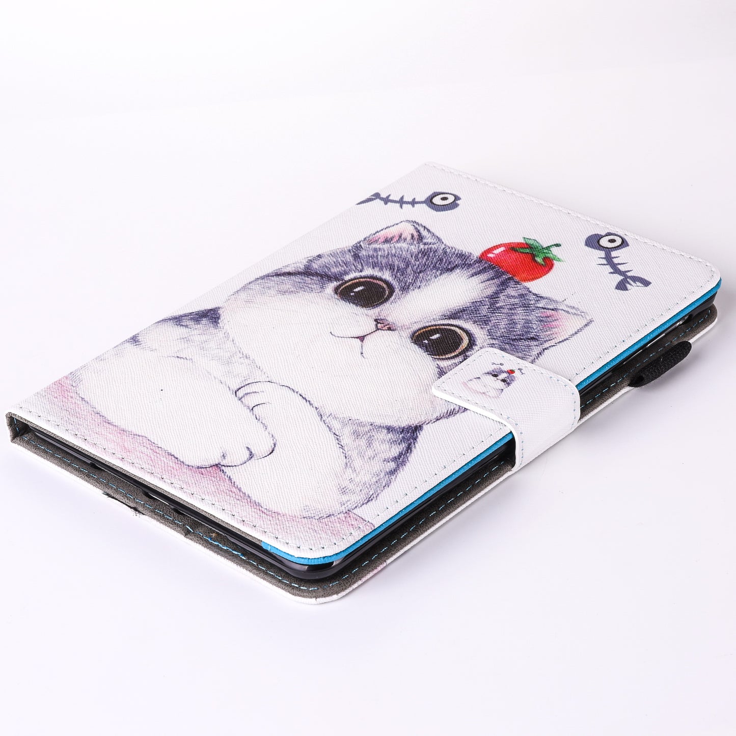For iPad 9.7 (2018) / 9.7 (2017) Pattern Printing Leather Card Holder Tablet Case